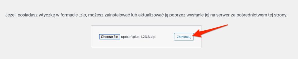 Instalacja wtyczki WordPress